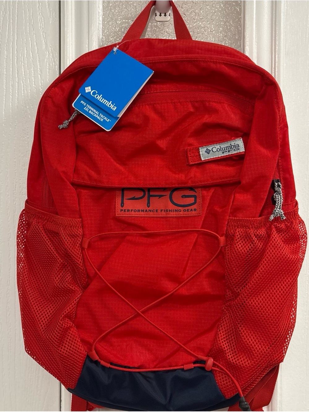 Columbia Red PFG Performance Backpack